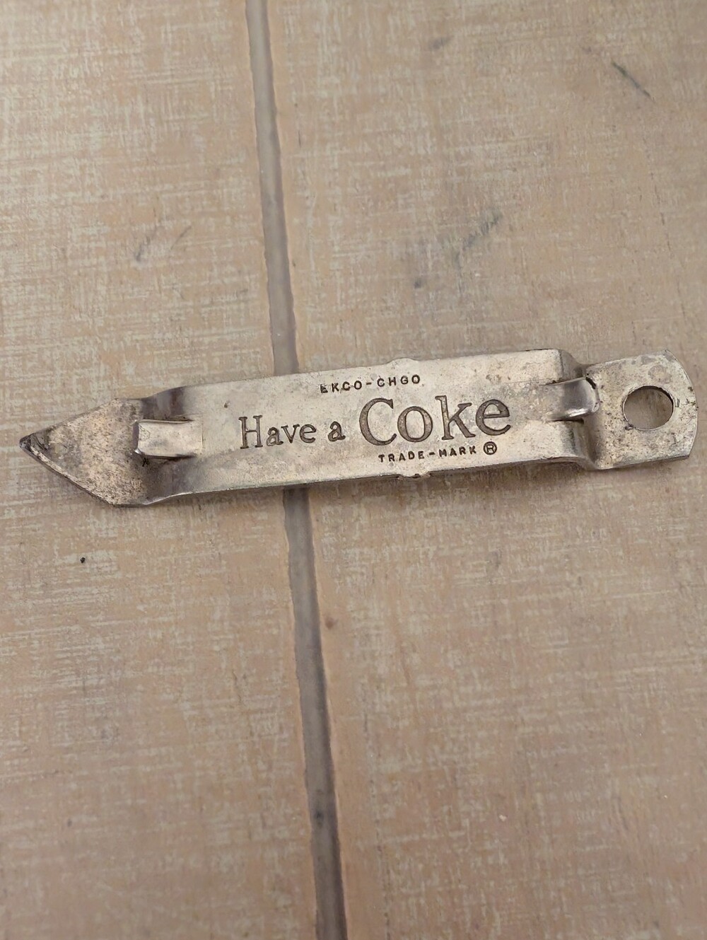 Vintage 1960s Coca Cola Branded Bottle Opener